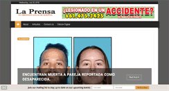 Desktop Screenshot of laprensapopular.com