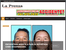 Tablet Screenshot of laprensapopular.com